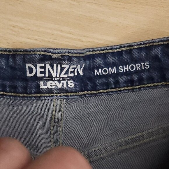 Denizen By Levi's Distressed Denim Mom Shorts - Picture 4 of 4